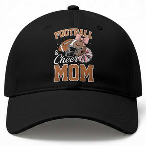 Funny Football And Cheer Mom Quote Baseball Cap Sports Season Gift TS12 Print Your Wear