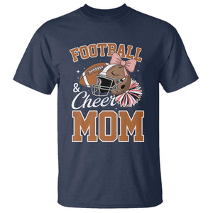 Funny Football And Cheer Mom Quote T Shirt Sports Season Gift TS12 Navy Print Your Wear