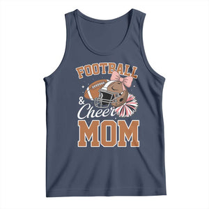 Funny Football And Cheer Mom Quote Tank Top Sports Season Gift TS12 Navy Print Your Wear