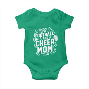 Football And Cheer Mom Quote Baby Onesie Team Supporter Gift Idea TS12 Irish Green Print Your Wear