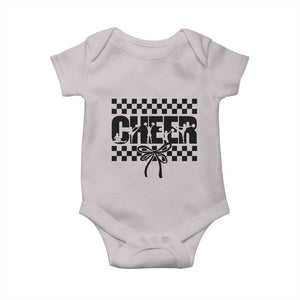 Proud Cheerleading Baby Onesie Gift For Sports Season Supporters TS12 Ice Gray Print Your Wear