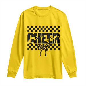 Proud Cheerleading Long Sleeve Shirt Gift For Sports Season Supporters TS12 Daisy Print Your Wear