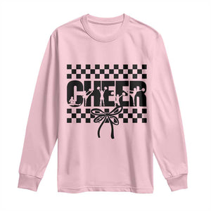 Proud Cheerleading Long Sleeve Shirt Gift For Sports Season Supporters TS12 Light Pink Print Your Wear