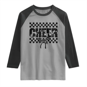 Proud Cheerleading Raglan Shirt Gift For Sports Season Supporters TS12 Sport Gray Black Print Your Wear