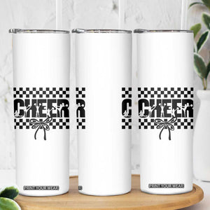 Proud Cheerleading Skinny Tumbler Gift For Sports Season Supporters TS12 Print Your Wear