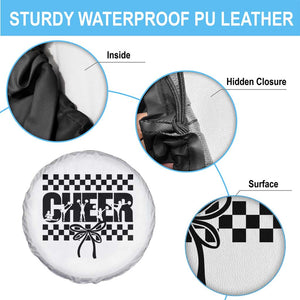Proud Cheerleading Spare Tire Cover Gift For Sports Season Supporters TS12 Print Your Wear