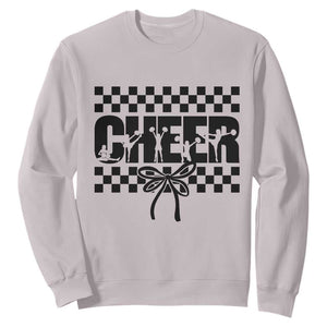 Proud Cheerleading Sweatshirt Gift For Sports Season Supporters TS12 Ice Gray Print Your Wear