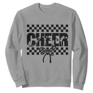 Proud Cheerleading Sweatshirt Gift For Sports Season Supporters TS12 Sport Gray Print Your Wear
