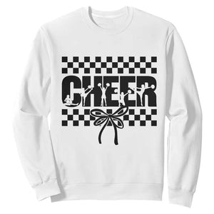 Proud Cheerleading Sweatshirt Gift For Sports Season Supporters TS12 White Print Your Wear