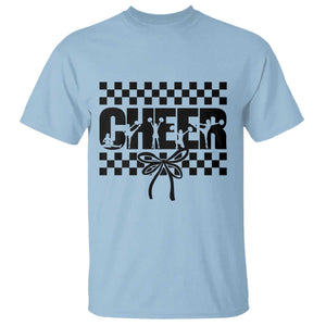 Proud Cheerleading T Shirt Gift For Sports Season Supporters TS12 Light Blue Print Your Wear