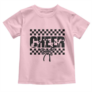 Proud Cheerleading Toddler T Shirt Gift For Sports Season Supporters TS12 Light Pink Print Your Wear