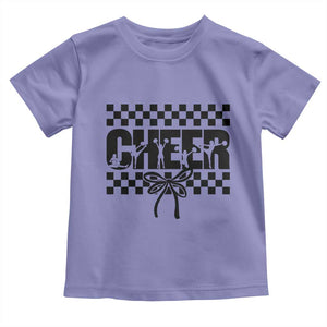 Proud Cheerleading Toddler T Shirt Gift For Sports Season Supporters TS12 Violet Print Your Wear