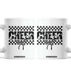 Proud Cheerleading Coffee Mug Gift For Sports Season Supporters TS12 White Print Your Wear