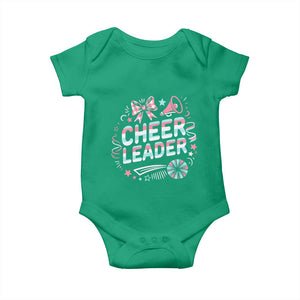 Proud Cheerleader Team Baby Onesie Gift For Women Sports Fans TS12 Irish Green Print Your Wear