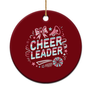 Proud Cheerleader Team Ceramic Ornament Gift For Women Sports Fans TS12 1pc Red Print Your Wear