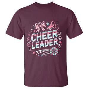 Proud Cheerleader Team T Shirt Gift For Women Sports Fans TS12 Maroon Print Your Wear