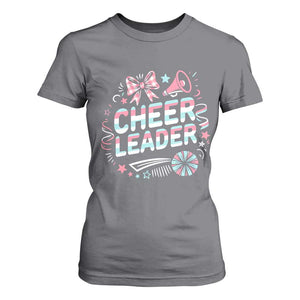 Proud Cheerleader Team T Shirt For Women Gift For Women Sports Fans TS12 Charcoal Print Your Wear