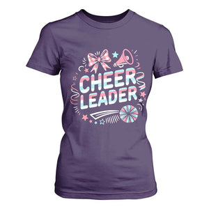 Proud Cheerleader Team T Shirt For Women Gift For Women Sports Fans TS12 Purple Print Your Wear