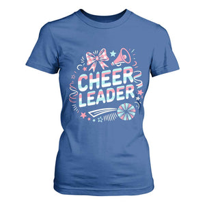 Proud Cheerleader Team T Shirt For Women Gift For Women Sports Fans TS12 Royal Blue Print Your Wear