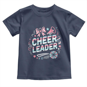 Proud Cheerleader Team Toddler T Shirt Gift For Women Sports Fans TS12 Navy Print Your Wear