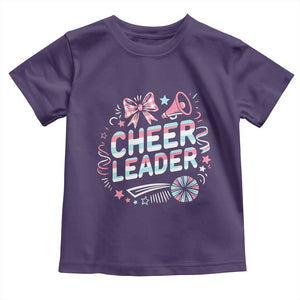 Proud Cheerleader Team Toddler T Shirt Gift For Women Sports Fans TS12 Purple Print Your Wear