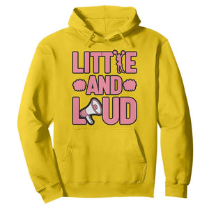 Little And Loud Quote Hoodie Cheerleader Girl Sports Gift TS12 Daisy Print Your Wear