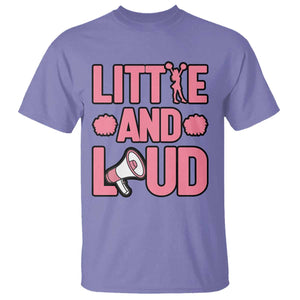 Little And Loud Quote T Shirt Cheerleader Girl Sports Gift TS12 Violet Print Your Wear