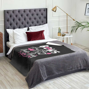 Bows And Bling Its A Cheer Thing Throw Blanket Cheerleading Gift TS12 Print Your Wear