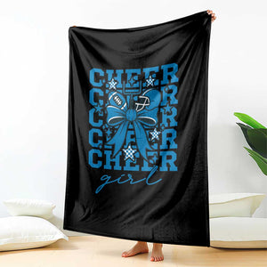 Proud Cheer Girl Throw Blanket Football Team Supporter Gift TS12 Print Your Wear