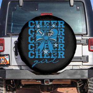 Proud Cheer Girl Spare Tire Cover Football Team Supporter Gift TS12 No hole Black Print Your Wear