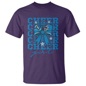 Proud Cheer Girl T Shirt Football Team Supporter Gift TS12 Purple Print Your Wear