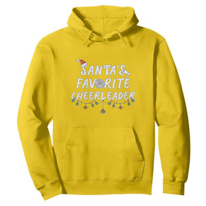 Santa Favorite Cheerleader Hoodie Christmas Cheerleading Gift TS12 Daisy Print Your Wear
