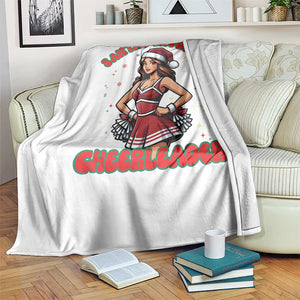 Santa Favorite Cheerleader Throw Blanket Funny Christmas Cheer Gift TS12 Print Your Wear