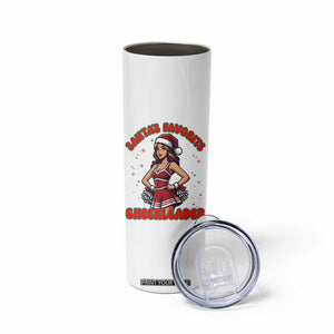 Santa Favorite Cheerleader Skinny Tumbler Funny Christmas Cheer Gift TS12 Print Your Wear