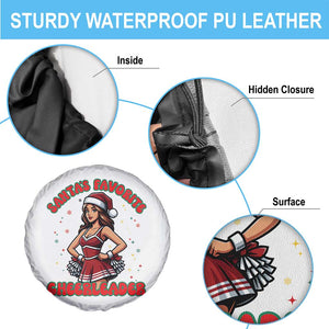 Santa Favorite Cheerleader Spare Tire Cover Funny Christmas Cheer Gift TS12 Print Your Wear