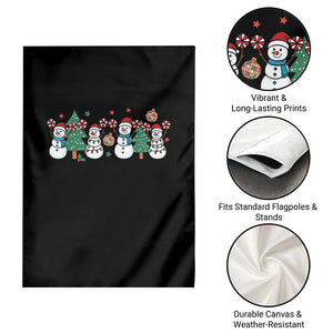 Funny Christmas Cheer Gift Garden Flag Santa Snowman Cheerleaders TS12 Print Your Wear