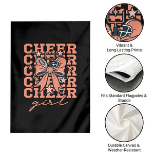 Cheer Girl Football Team Spirit Garden Flag Gift For Cheerleader TS12 Print Your Wear