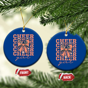 Cheer Girl Football Team Spirit Ceramic Ornament Gift For Cheerleader TS12 1pc Blue Print Your Wear