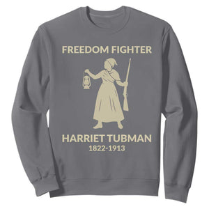 Harriet Tubman Freedom Fighter Sweatshirt History Lover Gift TS12 Charcoal Print Your Wear