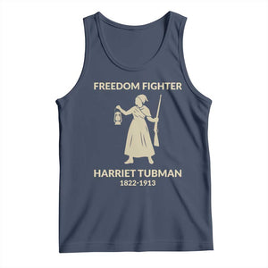 Harriet Tubman Freedom Fighter Tank Top History Lover Gift TS12 Navy Print Your Wear