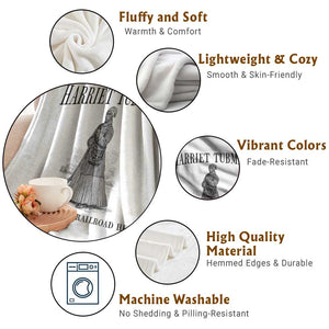 Harriet Tubman Throw Blanket Underground Railroad Freedom Leader TS12 Print Your Wear