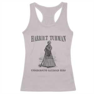 Harriet Tubman Racerback Tank Top Underground Railroad Freedom Leader TS12 Ice Gray Print Your Wear