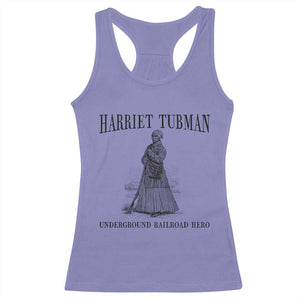 Harriet Tubman Racerback Tank Top Underground Railroad Freedom Leader TS12 Violet Print Your Wear