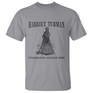 Harriet Tubman T Shirt Underground Railroad Freedom Leader TS12 Sport Gray Print Your Wear