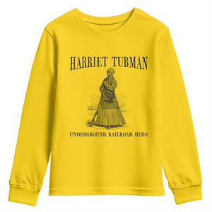 Harriet Tubman Youth Sweatshirt Underground Railroad Freedom Leader TS12 Daisy Print Your Wear