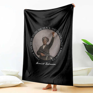 Harriet Tubman Quote Throw Blanket I Never Ran My Train Off The Track TS12 Print Your Wear