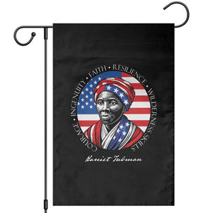 Harriet Tubman Patriotic Garden Flag Black History Month Gift TS12 Black Print Your Wear