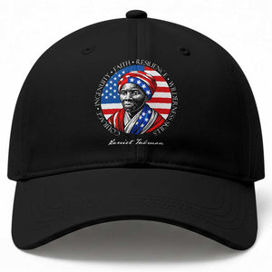Harriet Tubman Patriotic Baseball Cap Black History Month Gift TS12 Print Your Wear