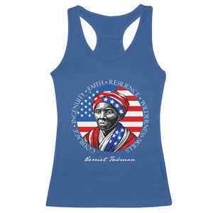 Harriet Tubman Patriotic Racerback Tank Top Black History Month Gift TS12 Royal Blue Print Your Wear