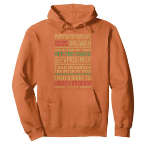 Harriet Tubman Powerful Quote Hoodie Strong Black Women Pride TS12 Orange Print Your Wear
